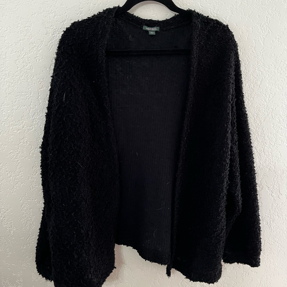 Black cardigan